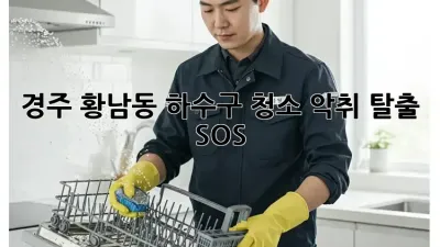 경주 황남동 하수구 청소, 악취 탈출 SOS 🚨